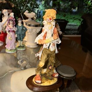 Ceramic Clown figure, London collection